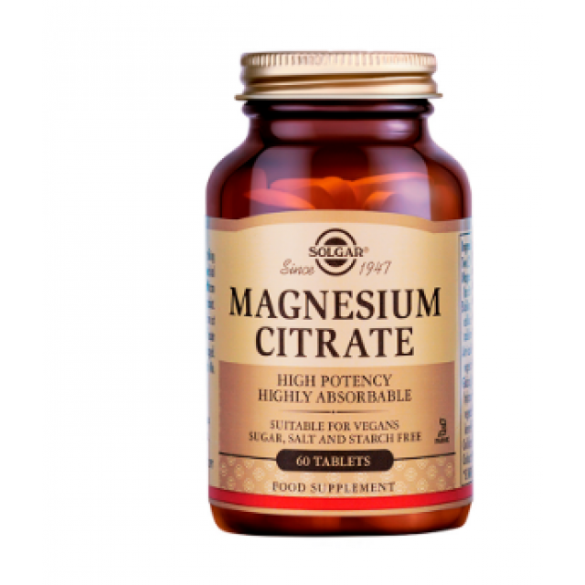 MAGNESIUM CITRATE 200mg, 60 Tablets